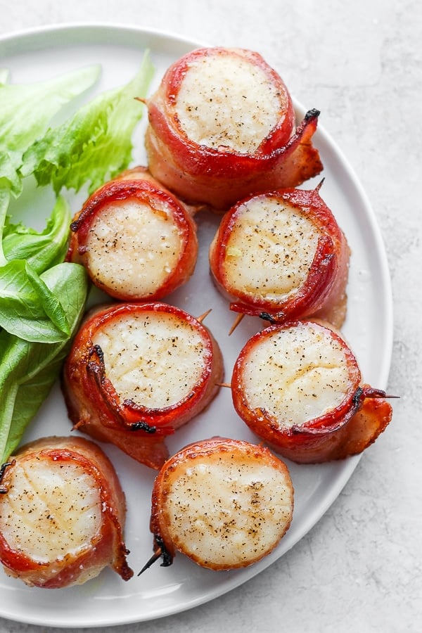 The best bacon wrapped scallops on the grill or in the oven.