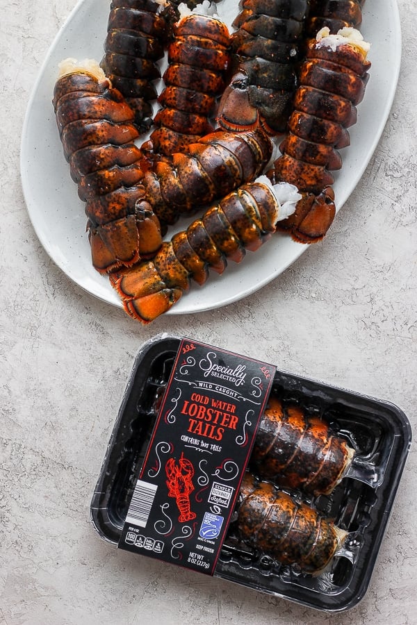 poached lobster tails
