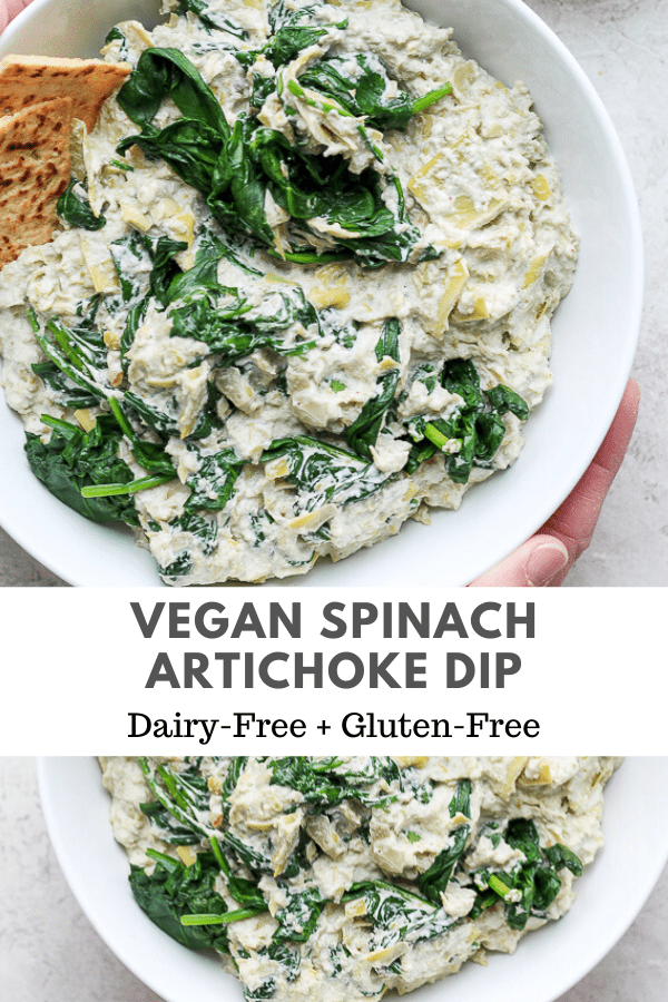 vegan spinach artichoke dip