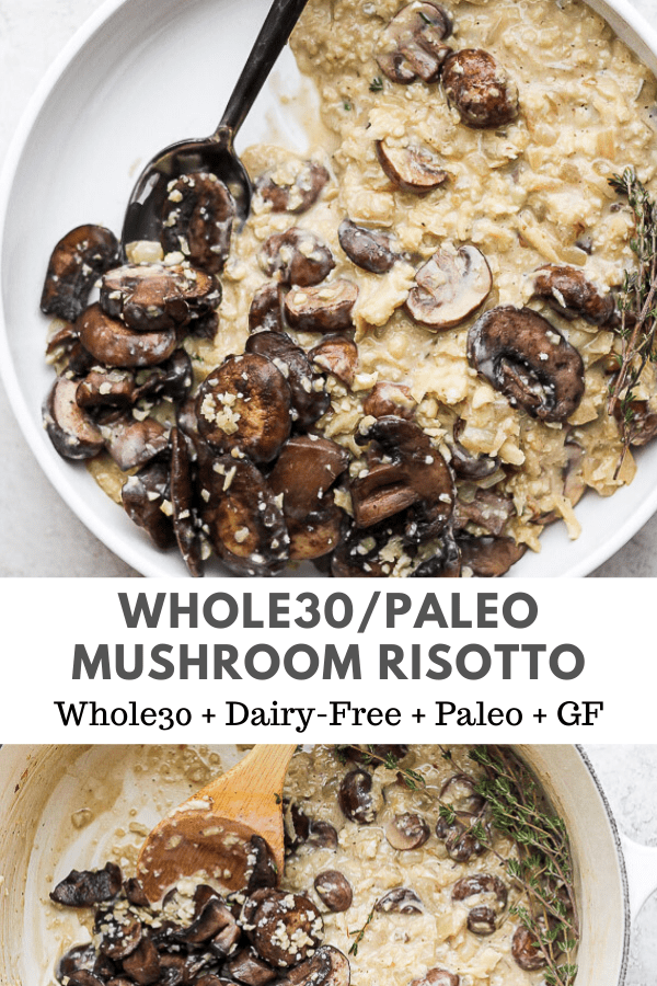 One-Pan Mushroom Cauliflower “Risotto” Recipe