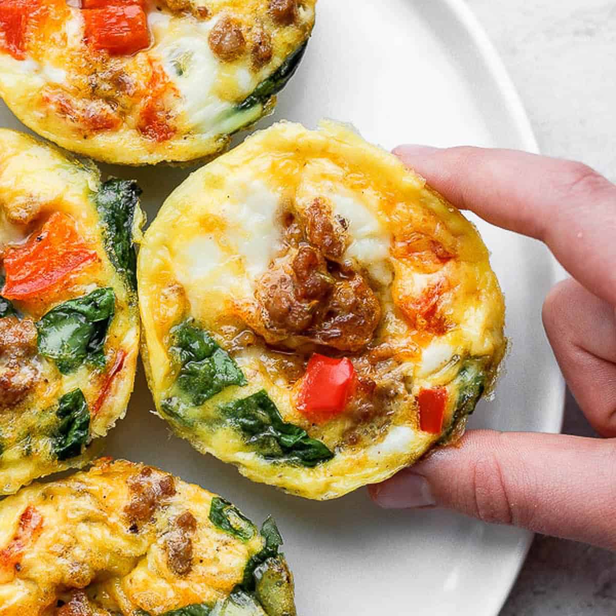 Gluten Free Meal Prep Scrambled Egg Cups (Low Carb) • The Fit Cookie