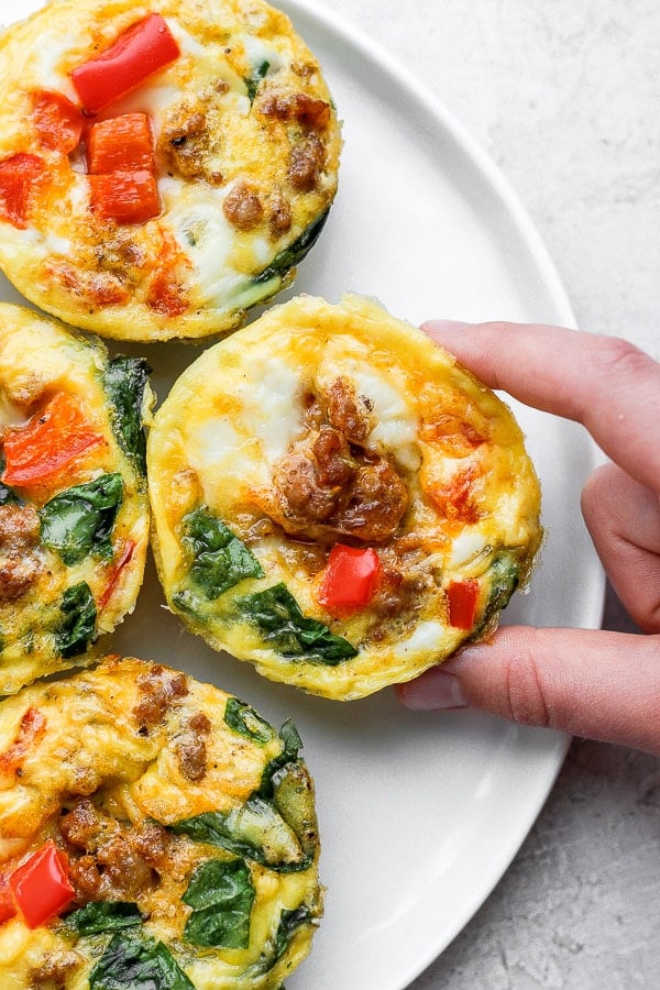 The best recipe for healthy baked egg cups.