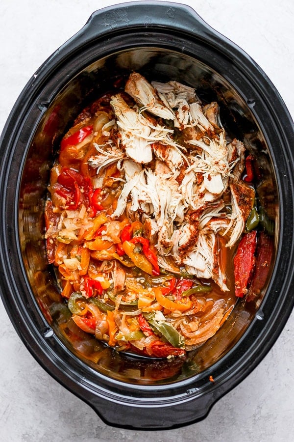 Slow Cooker Chicken Fajitas