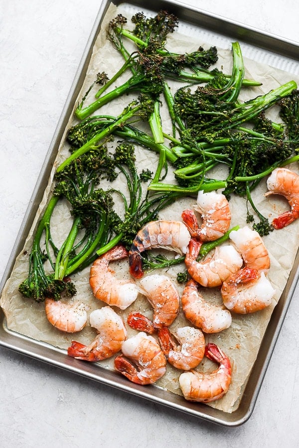 Sheet Pan Shrimp and Broccoli