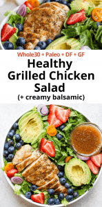 Easy Grilled Chicken Salad - The Wooden Skillet