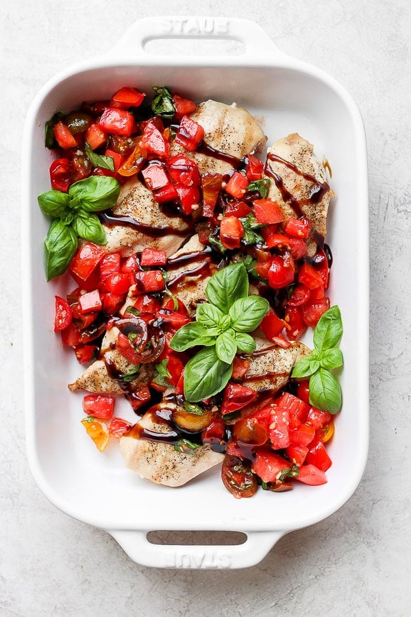 The best bruschetta chicken recipe.