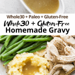 Pinterest image for gluten free gravy.