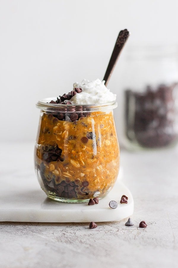 Pumpkin Pie Overnight Oats with Chia