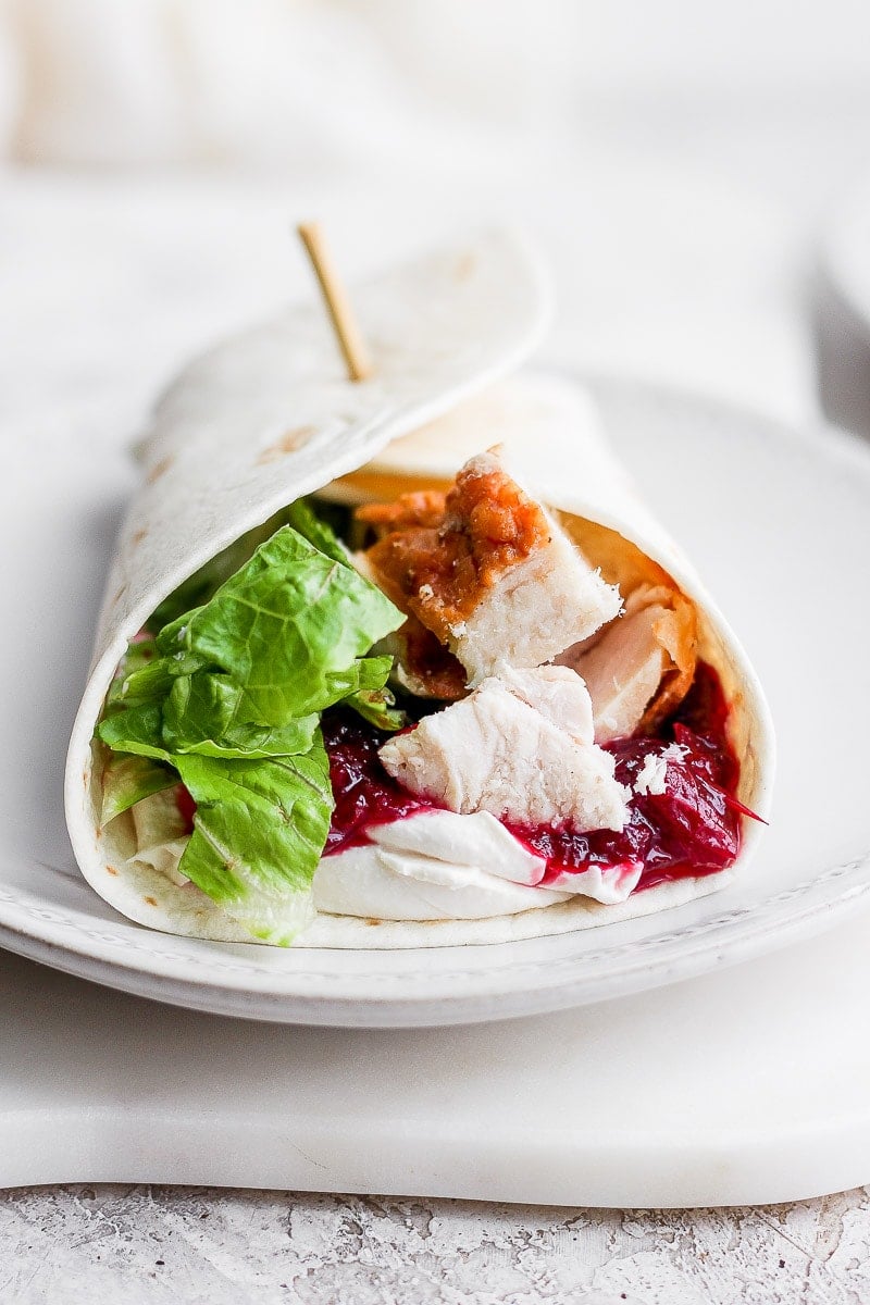 Turkey Cranberry Wrap - The Wooden Skillet