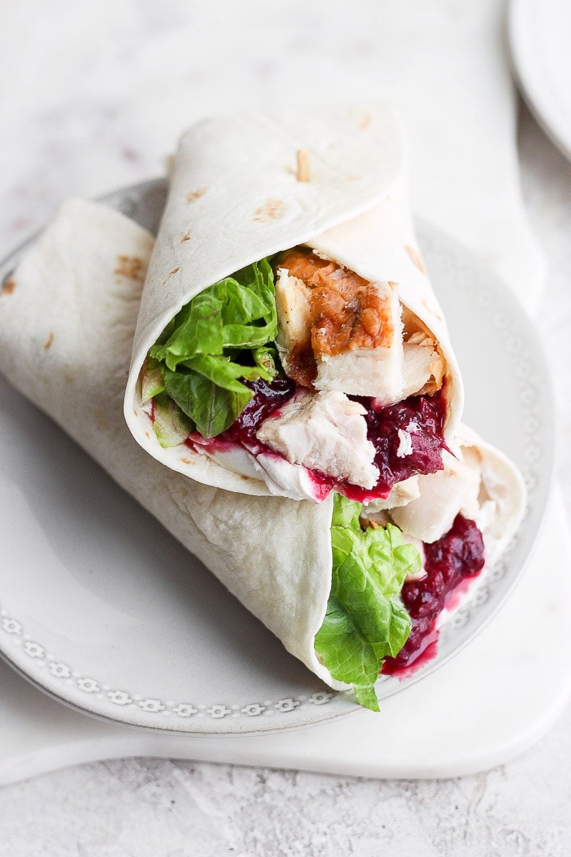 The Thanksgiving Burrito with Cranberry Apple Salsa