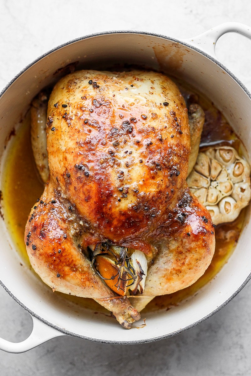 best whole roasted chicken recipe-8 - The Wooden Skillet