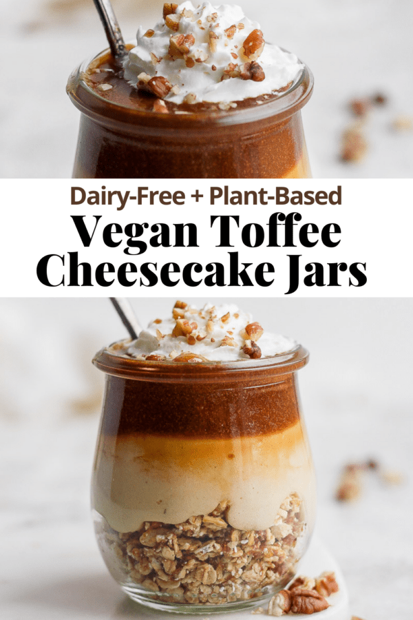 Vegan Caramel Cheesecake Jars The Wooden Skillet