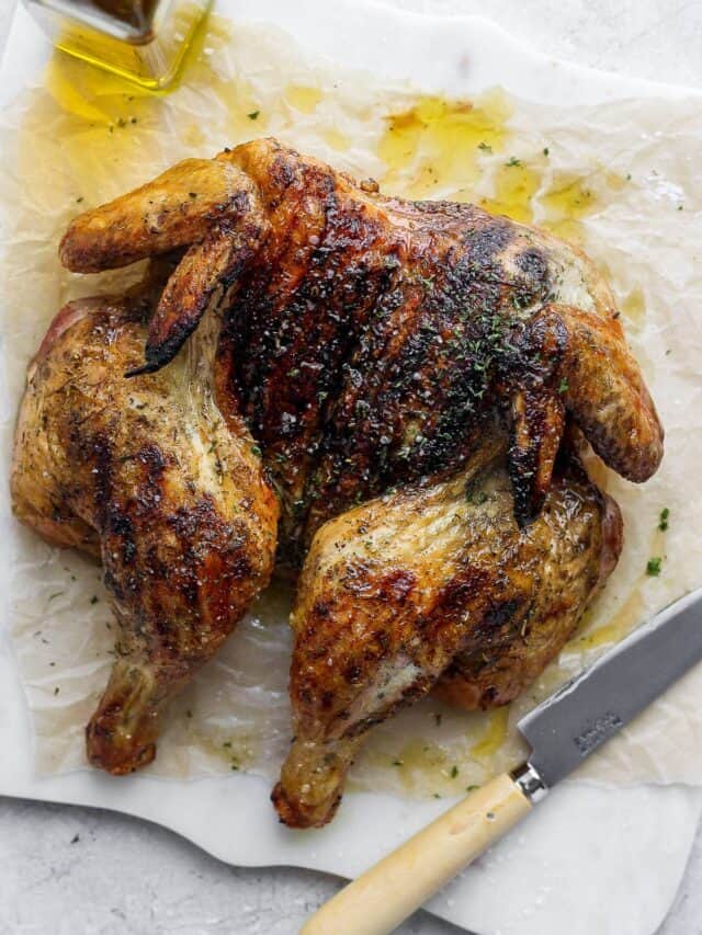 Grilled Spatchcock Chicken Story