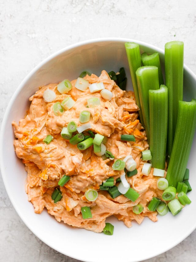 Healthy Buffalo Chicken Dip Story