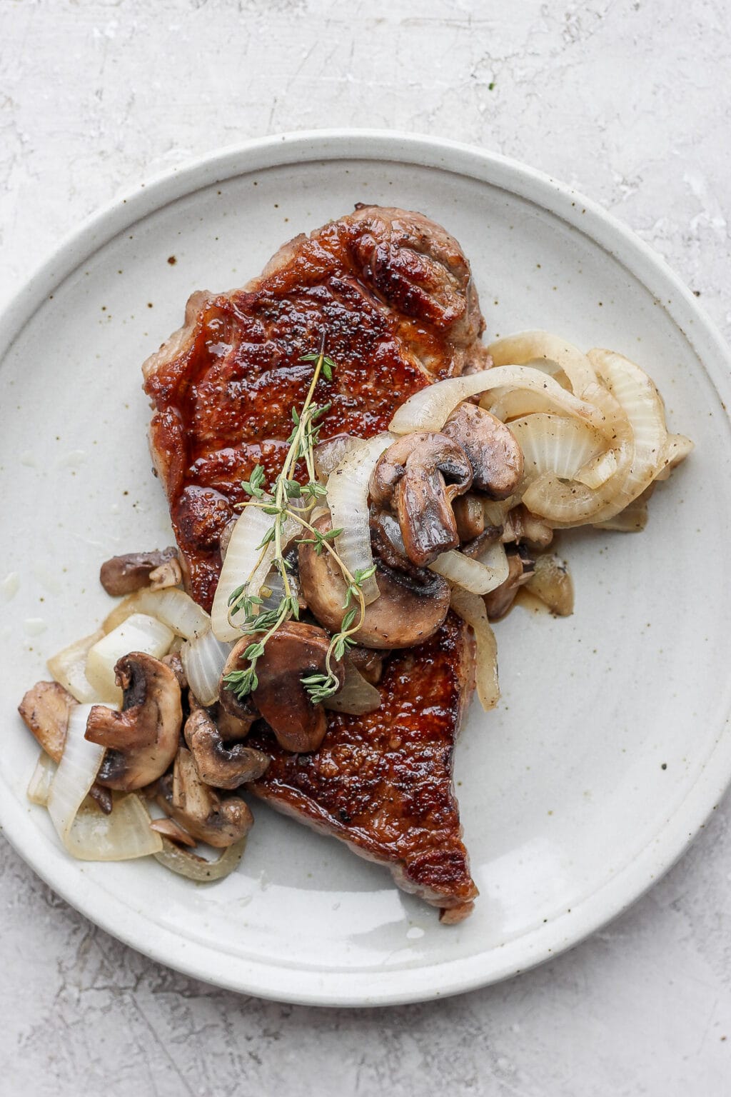 Sautéed Mushrooms and Onions - The Wooden Skillet