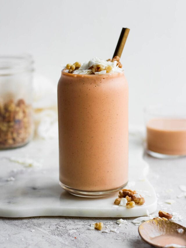 Carrot Cake Smoothie Story