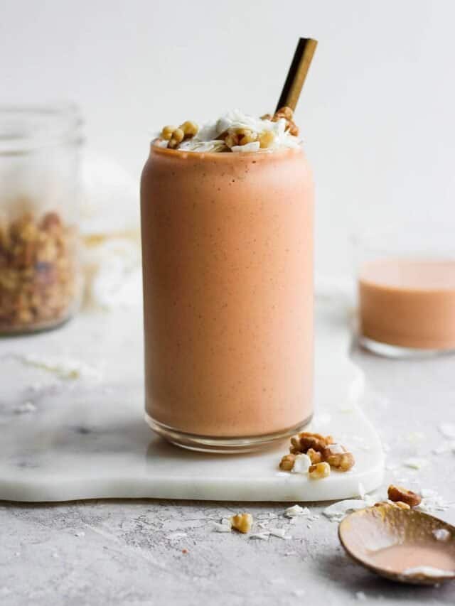 Carrot Cake Smoothie Story