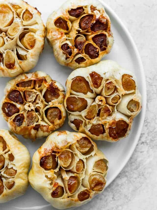 Oven Roasted Garlic (How To Roast Garlic) Story The Wooden Skillet
