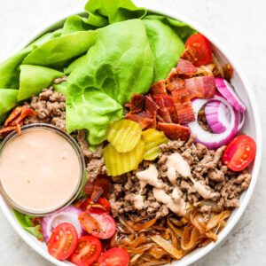 The best burger bowl recipe.