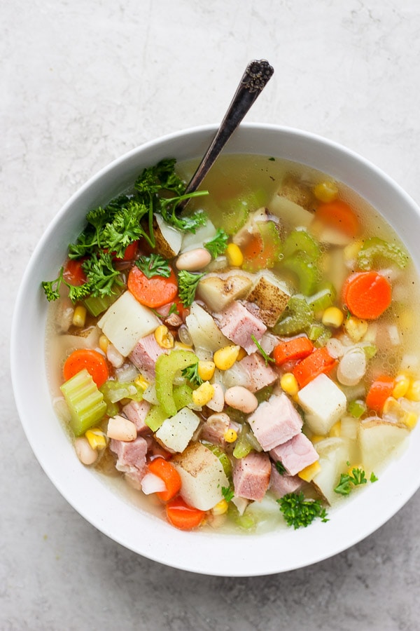Leftover Ham Bone Soup Story