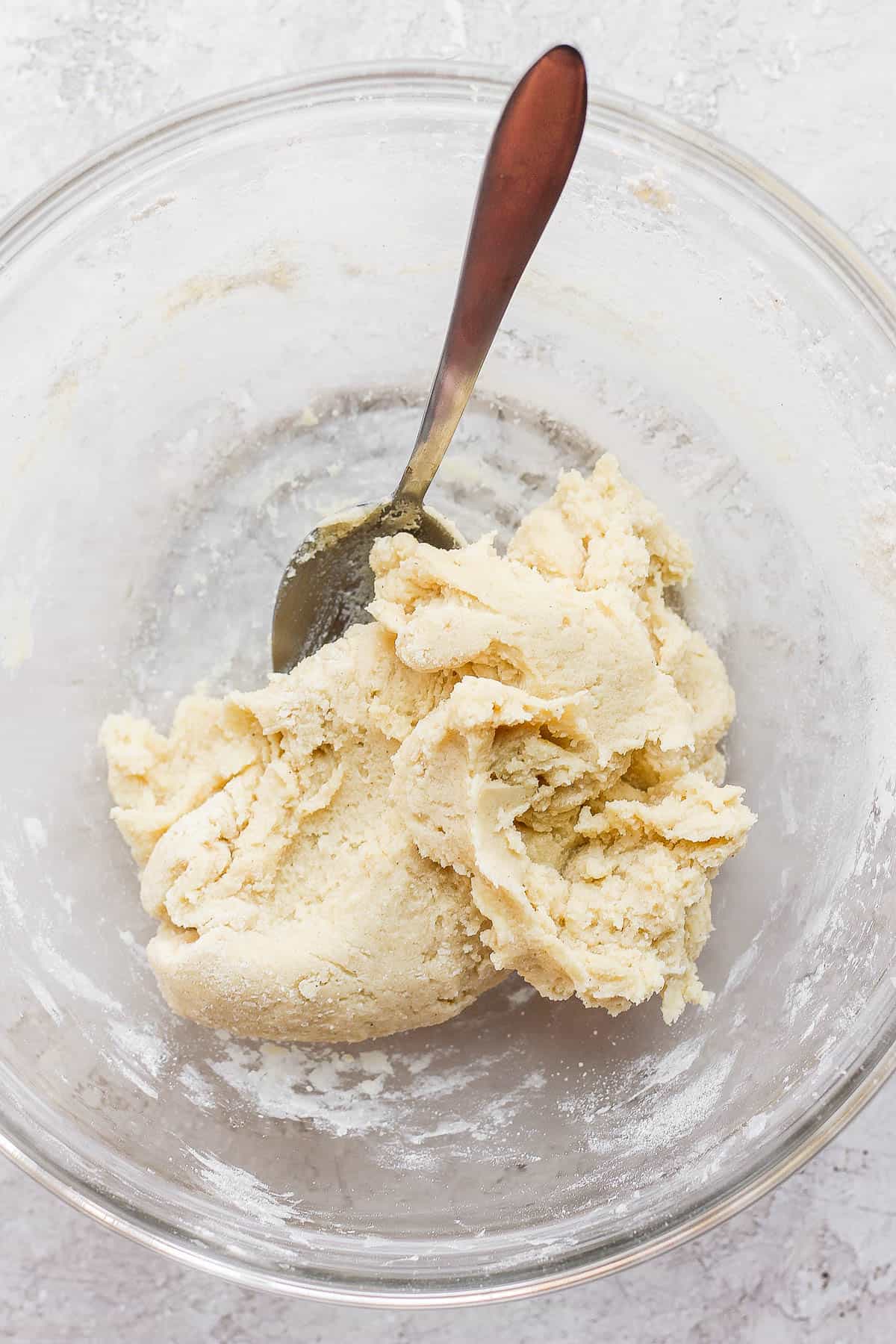 Dough to make sugar cookies.