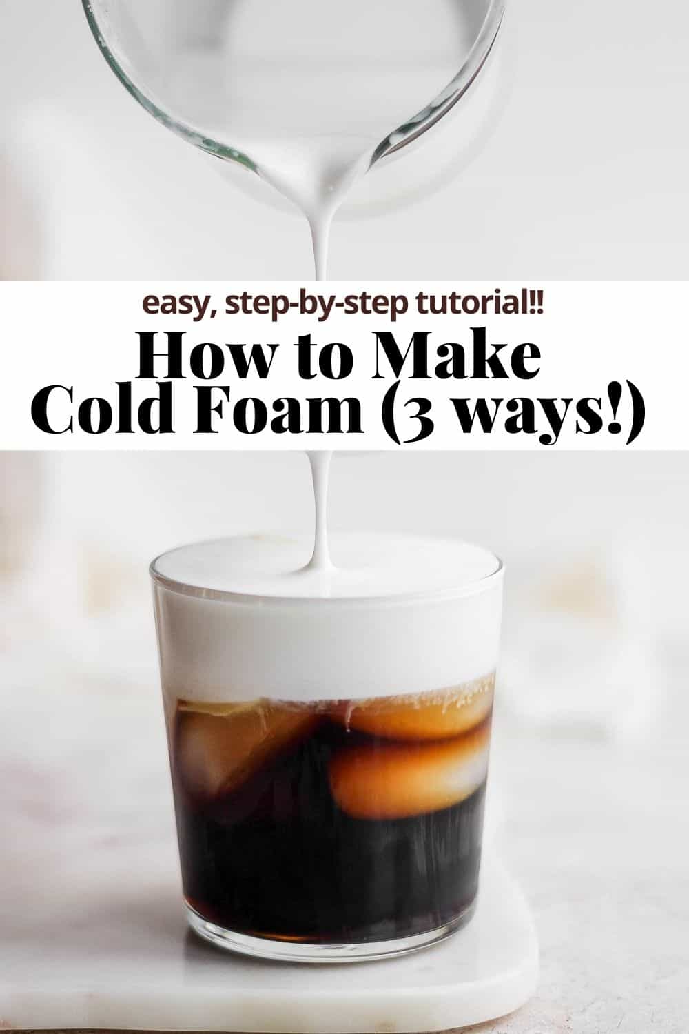 How To Make Cold Foam - The Gunny Sack