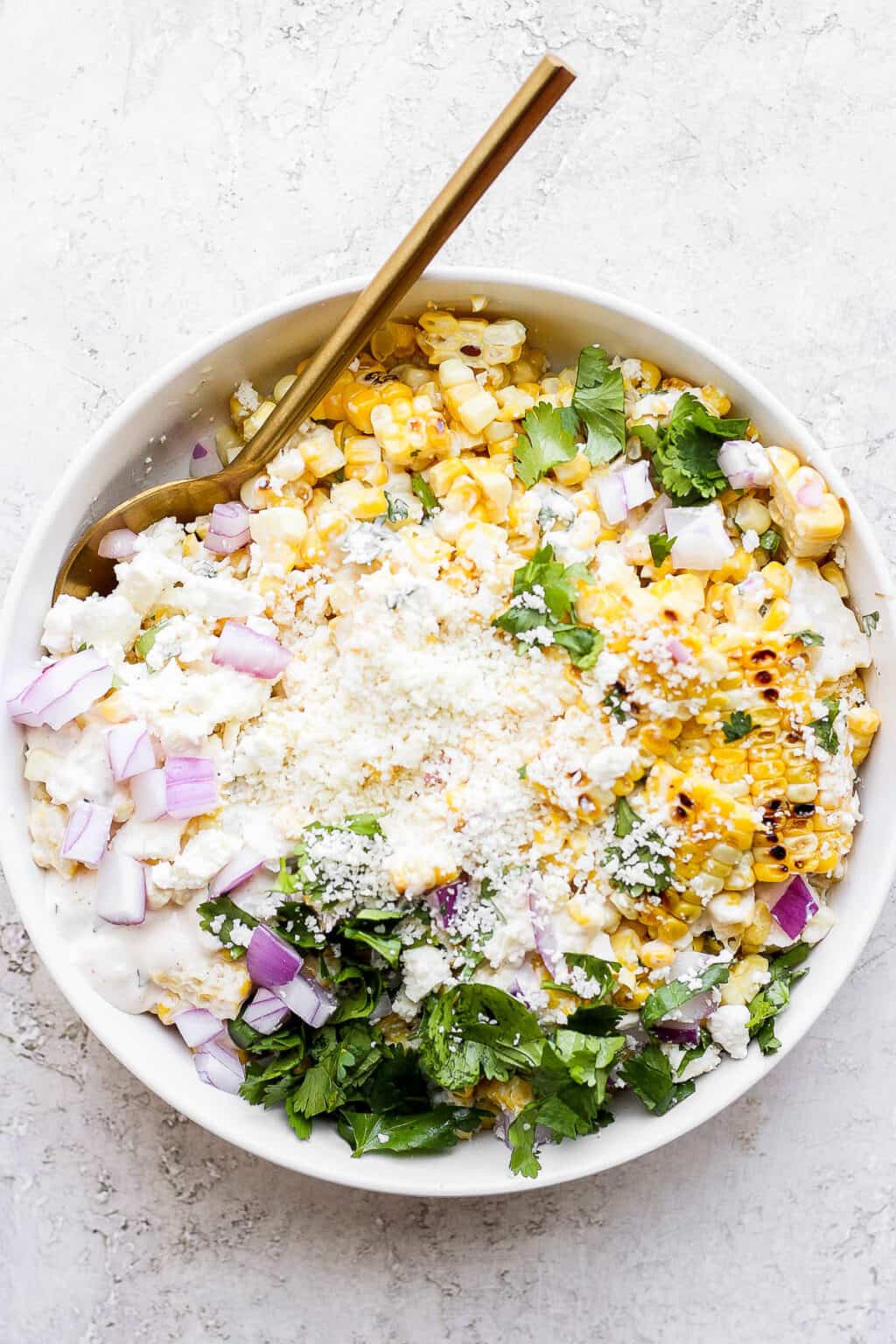 Mexican Street Corn Salad - The Wooden Skillet