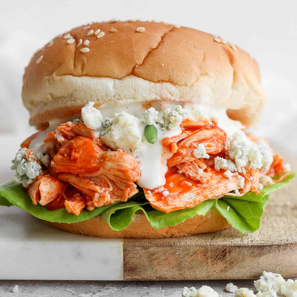 Buffalo chicken sandwich.