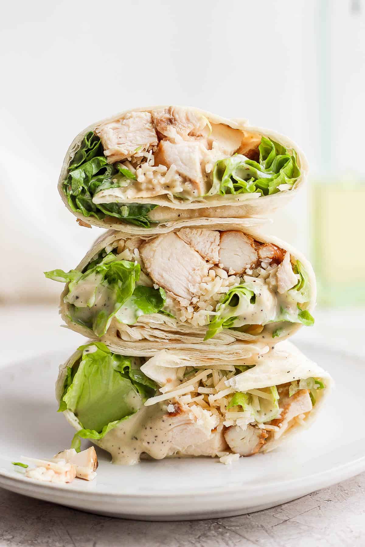 Chicken Caesar Wrap - Budget Bytes