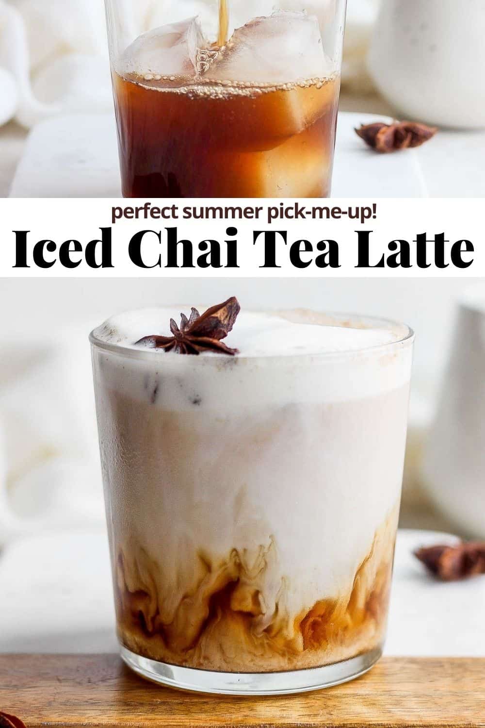 Iced Chai Tea Latte - The Wooden Skillet