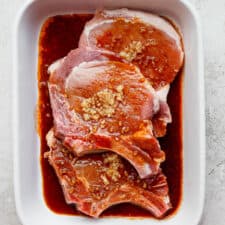 Best way to outlet cook marinated pork chops