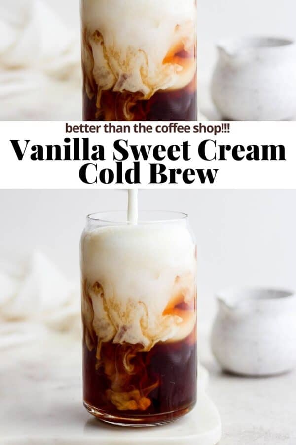 Vanilla Sweet Cream Cold Brew - The Wooden Skillet