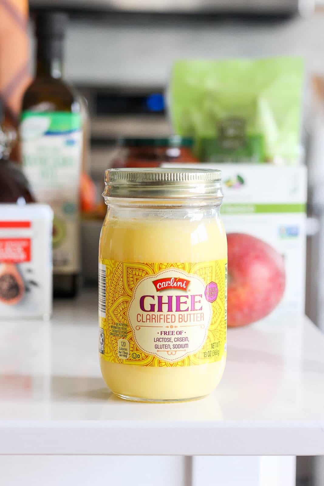 A jar of ghee from Aldi.