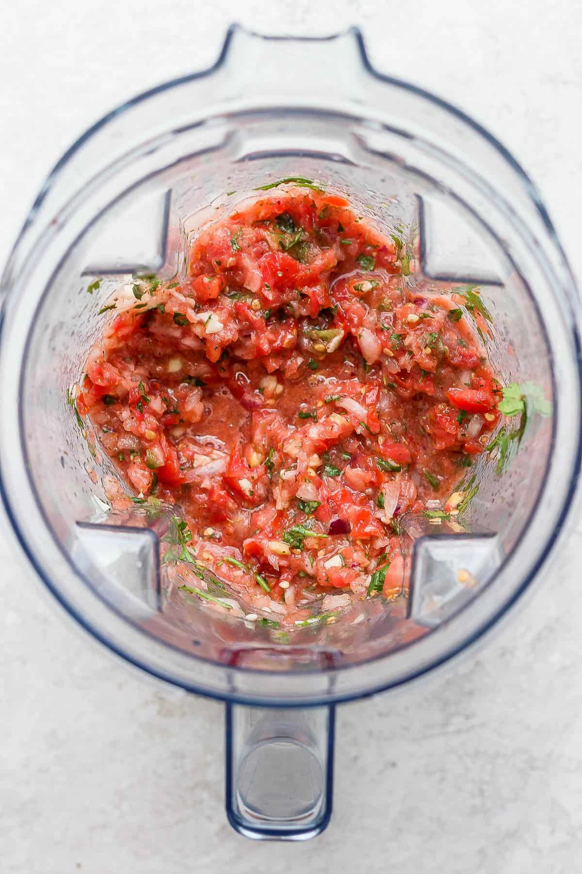 Easy Fresh Tomato Salsa in the Blender - Everyday Southwest