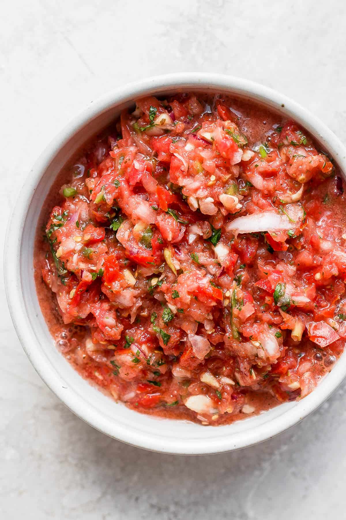 Fresh Tomato Blender Salsa – A Simple Palate