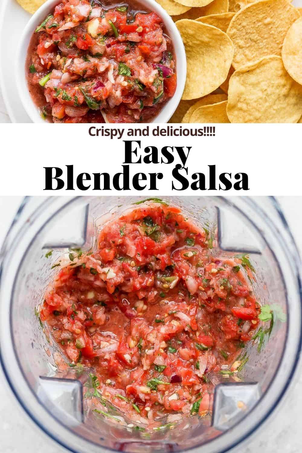 Easy Fresh Tomato Salsa in the Blender - Everyday Southwest