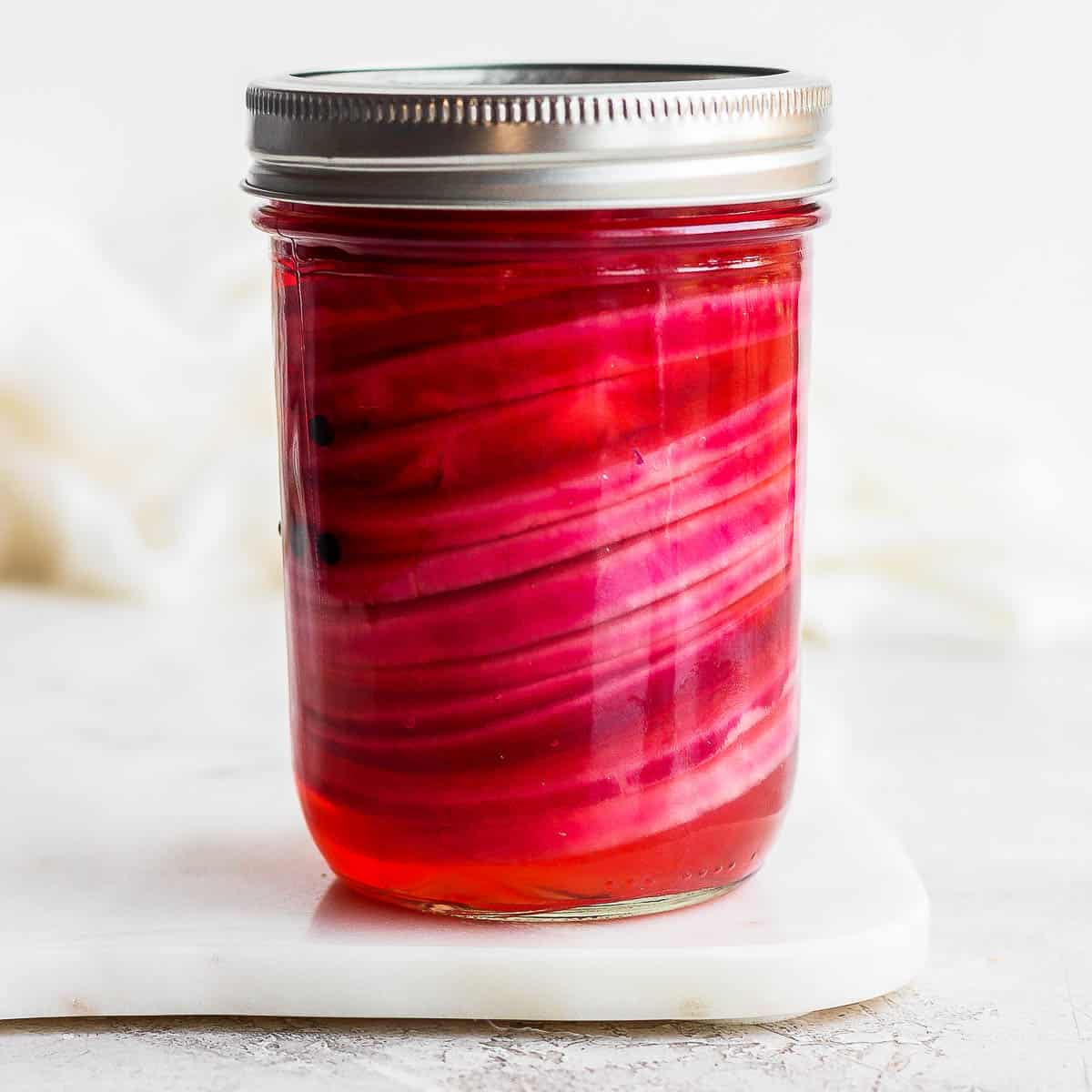 Simple & Delicious Quick-Pickled Red Onions - Inspired Edibles