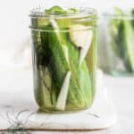 The best recipe for refrigerator dill pickles.