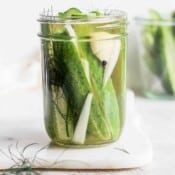 The best recipe for refrigerator dill pickles.