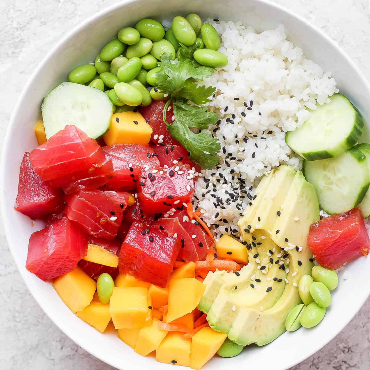 Salmon Poke Bowl with Spicy Lime Mayo - The Paleo Diet®