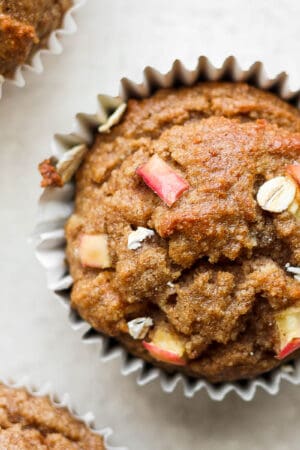 A apple cinnamon muffin.