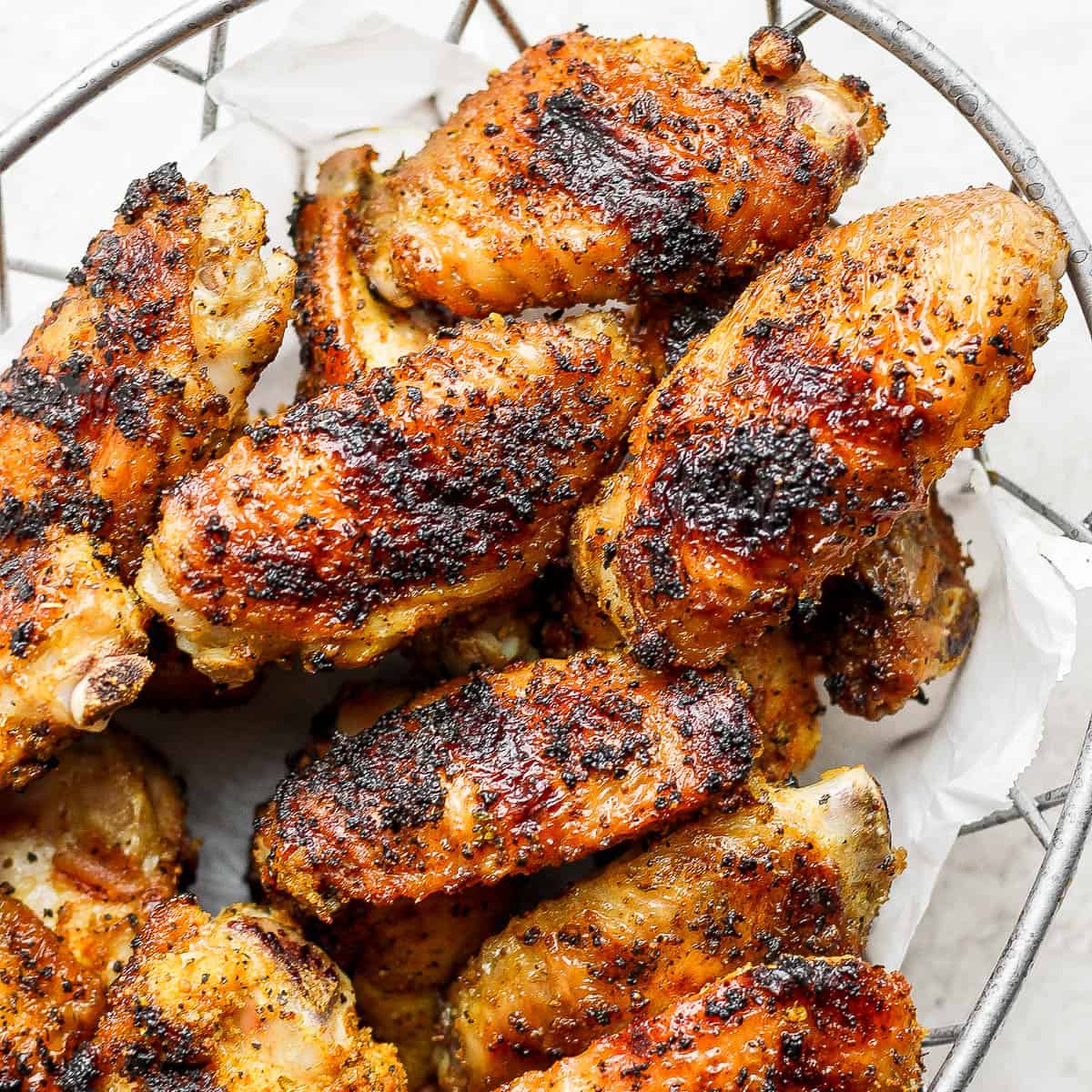 healthy grilled chicken wings