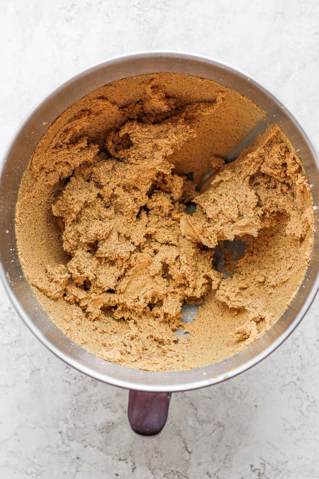 Monster cookie dough in a mixing bowl. 