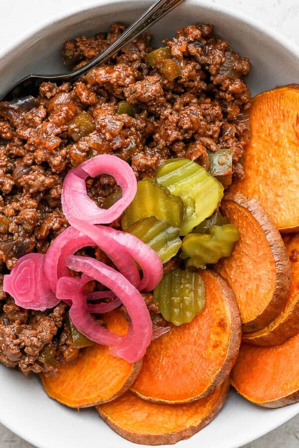 A sloppy Joe bowl.