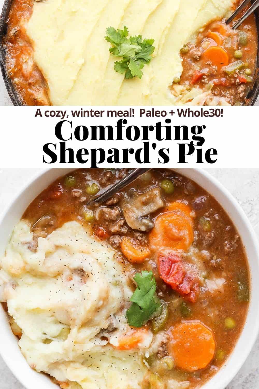 Pinterest image for Easy Shepherd's Pie.