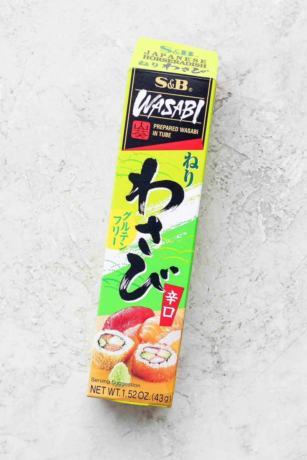 A tube of wasabi.