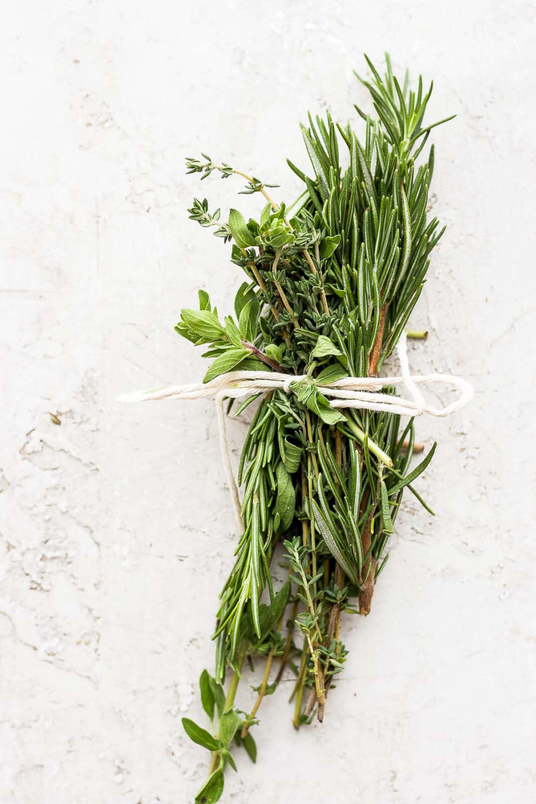 A fresh herb bundle.