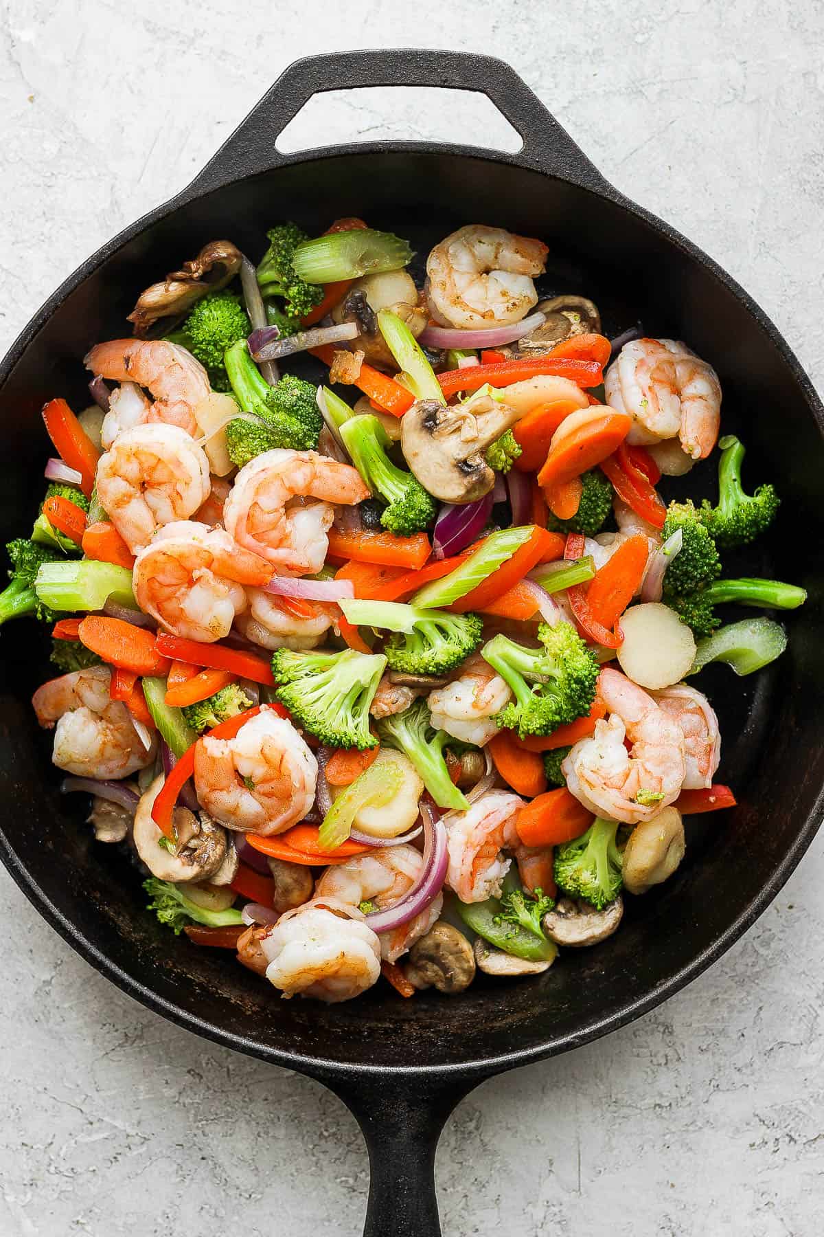 Shrimp Stir Fry in our NEW 14” Wok tonight! 🍤 #HexClad, By HexClad