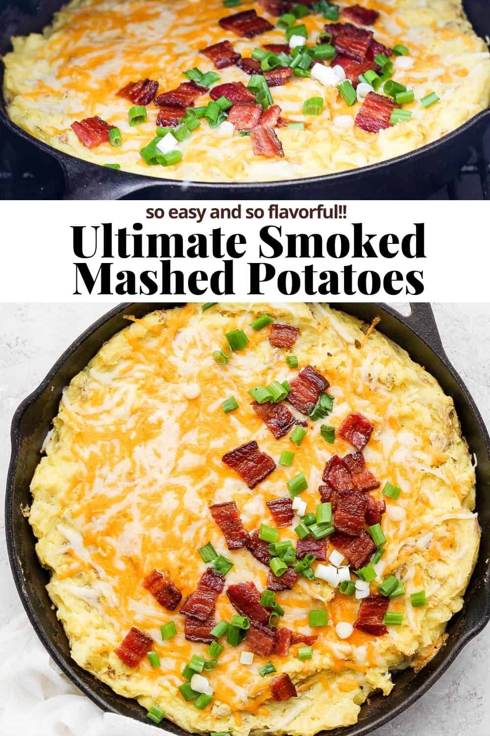 Smoked Mashed Potatoes - The Wooden Skillet