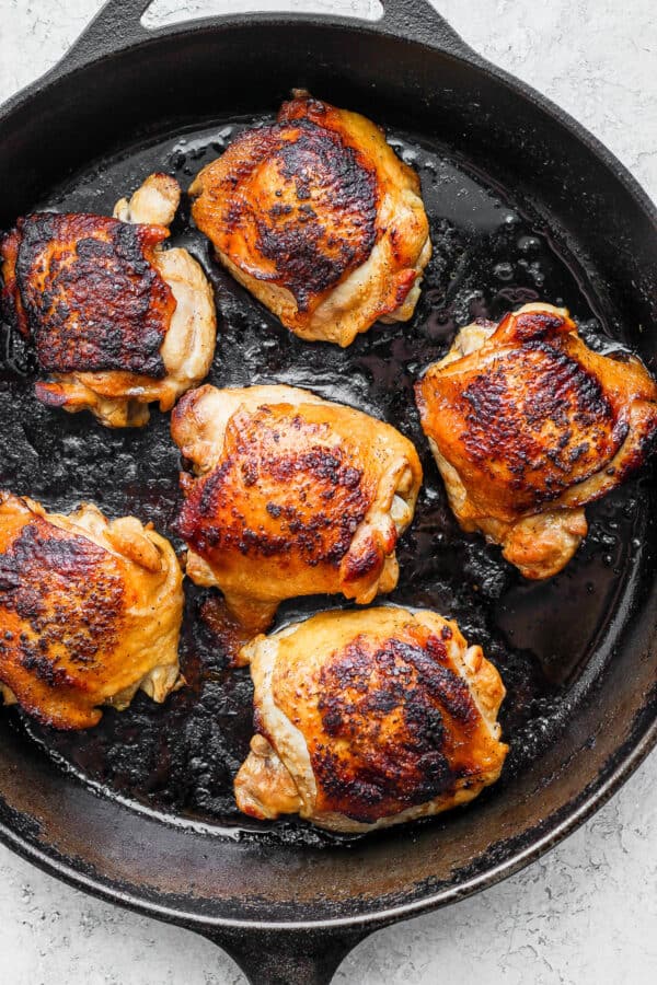 Cast Iron Chicken Thighs The Wooden Skillet